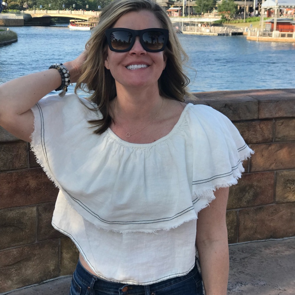 Zara Linen Top